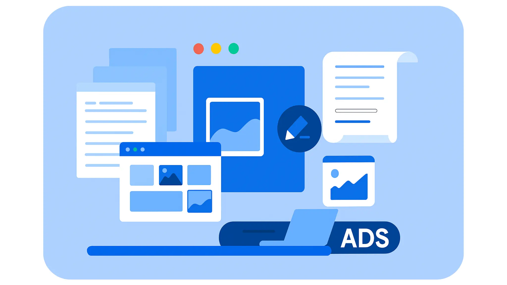 AI-generated ad creative variations produced in Creative Room